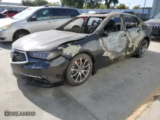 2019 Acura TLX with VIN 19UUB3F34KA001715, listed as a Copart auction lot 58353614 with 0 mi miles and Non Repairable. Bid and sale history available at carsss.com. Image 1.