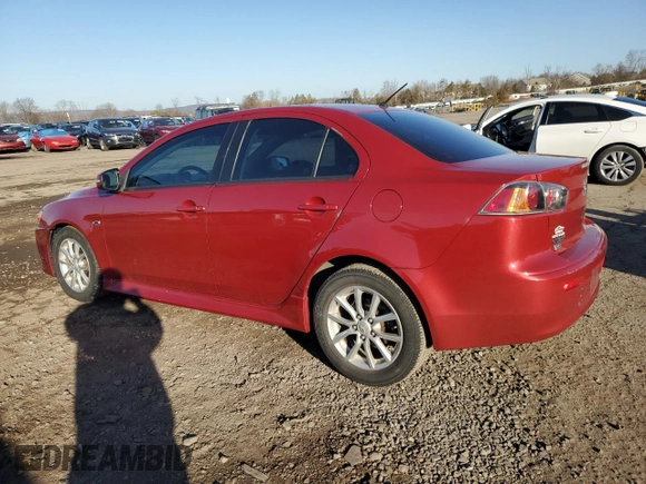 2016 Mitsubishi Lancer SE with VIN JA32V2FW7GU002685, listed as a Copart auction lot 49835555 with 89,459 mi miles and Salvage Title. Bid and sale history available at carsss.com. Image 2.