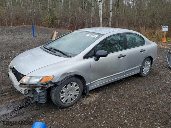 2006 Honda Civic Sdn DX-G with VIN 2HGFA16386H033008, listed as a Copart auction lot 80226594 with 114,372 mi miles and Clean Title. Bid and sale history available at carsss.com. Image 1.
