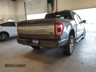 2022 Ford F-150 XL with VIN 1FTFW1E88NFA39758, listed as a IAAI auction lot 41619195 with 87,294 mi miles. Bid and sale history available at carsss.com. Image 4.