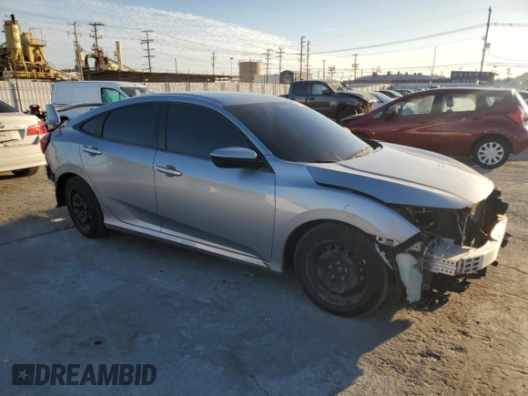 2018 Honda Civic Sedan LX with VIN 2HGFC2F53JH533135, listed as a Copart auction lot 46267795 with 82,801 mi miles and Salvage Title. Bid and sale history available at carsss.com. Image 4.