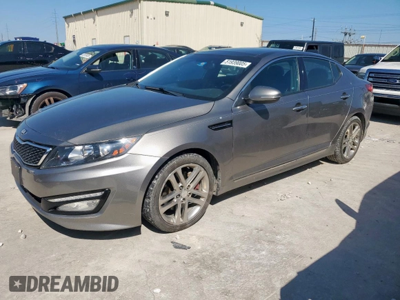 2013 Kia Optima SX with VIN 5XXGR4A67DG113284, listed as a Copart auction lot 51939005 with 187,172 mi miles and Clean Title. Bid and sale history available at carsss.com. Image 1.