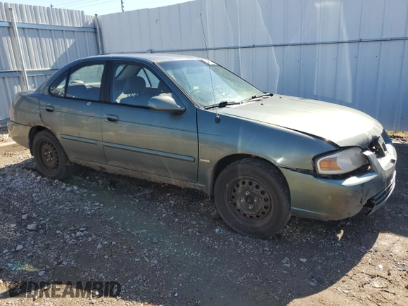 2006 Nissan Sentra S with VIN 3N1CB51D16L517943, listed as a Copart auction lot 54571645 with 376,995 mi miles and Salvage Title. Bid and sale history available at DreamBid. Image 4.