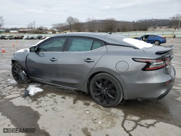 2023 Nissan Maxima SR with VIN 1N4AA6EV4PC513887, listed as a Copart auction lot 45767395 with 17,741 mi miles and Salvage Title. Bid and sale history available at carsss.com. Image 2.
