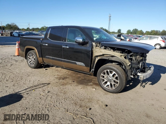 2022 Toyota Tundra 1794 Edition with VIN 5TFMA5DB6NX009193, listed as a Copart auction lot 74429534 with 49,570 mi miles and Salvage title. Bid and sale history available at DreamBid. Image 4.