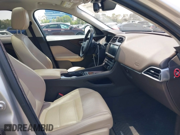 2017 Jaguar F-Pace 20d Prestige with VIN SADCK2BN1HA099059, listed as a IAAI auction lot 42720996 with 91,043 mi miles and . Bid and sale history available at DreamBid. Image 5.
