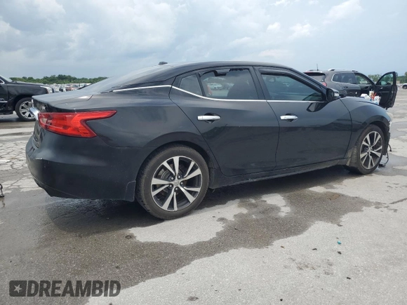 2017 Nissan Maxima SL with VIN 1N4AA6AP9HC431095, listed as a Copart auction lot 60036375 with 244,639 mi miles and Salvage title. Bid and sale history available at DreamBid. Image 3.