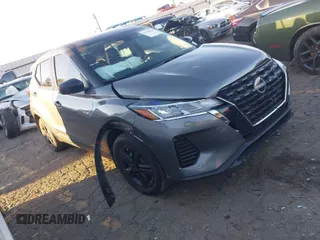 2024 Nissan Kicks S with VIN 3N1CP5BV4RL567877, listed as a IAAI auction lot 41238024 with 8,064 mi miles. Bid and sale history available at carsss.com. Image 1.