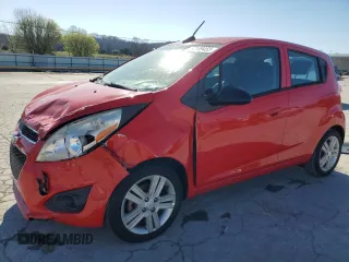 2015 Chevrolet Spark LT with VIN KL8CD6S90FC735769, listed as a Copart auction lot 50109455 with 139,987 mi miles and Salvage Title. Bid and sale history available at carsss.com. Image 1.