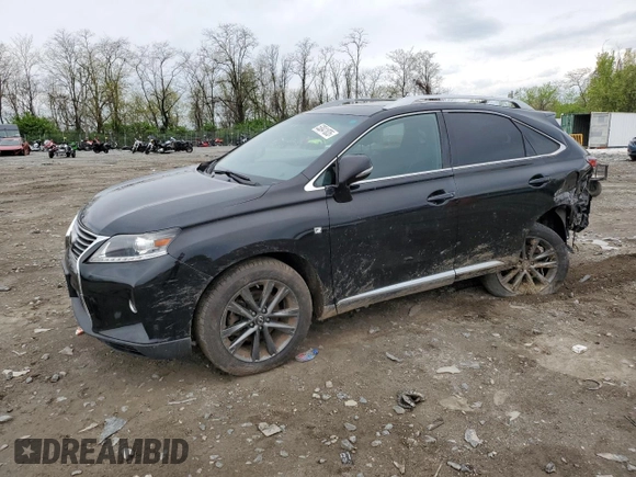 2014 Lexus RX 350 with VIN 2T2BK1BA1EC230752, listed as a Copart auction lot 53041835 with 224,396 mi miles and Salvage Title. Bid and sale history available at DreamBid. Image 1.