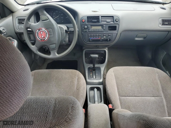 1996 Honda Civic LX "O" w/Air with VIN 1HGEJ6672TL052860, listed as a Copart auction lot 67103484 with 252,846 mi miles and Salvage Title. Bid and sale history available at carsss.com. Image 8.
