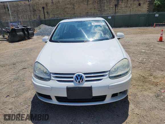 2009 Volkswagen Rabbit S with VIN WVWDB71K79W120196, listed as a Copart auction lot 62126625 with 105,695 mi miles and Salvage title. Bid and sale history available at DreamBid. Image 5.