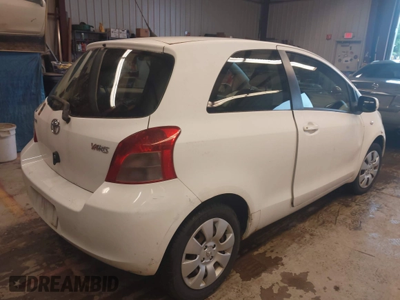 2007 Toyota Yaris with VIN JTDJT923375125479, listed as a IAAI auction lot 42531612 with 132,654 mi miles and . Bid and sale history available at DreamBid. Image 4.