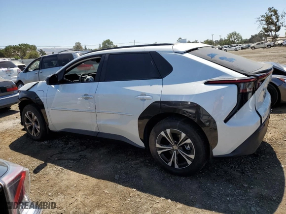 2024 Toyota bZ4X XLE with VIN JTMAAAAA4RA030432, listed as a Copart auction lot 66617064 with 15,180 mi miles and Salvage Title. Bid and sale history available at carsss.com. Image 2.