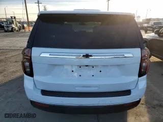 2022 Chevrolet Tahoe Commercial with VIN 1GNSCLED2NR239296, listed as a Copart auction lot 77157934 with 5,344 mi miles and Salvage Title. Bid and sale history available at carsss.com. Image 6.