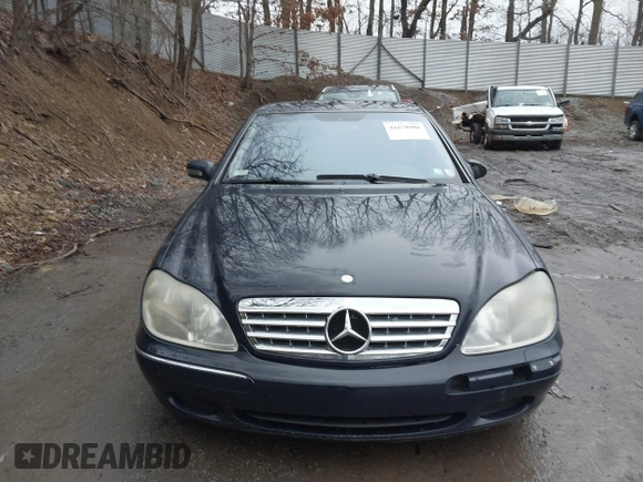 2001 Mercedes-Benz S-Class with VIN WDBNG75J31A212574, listed as a IAAI auction lot 41678906 with 109,716 mi miles. Bid and sale history available at carsss.com. Image 13.