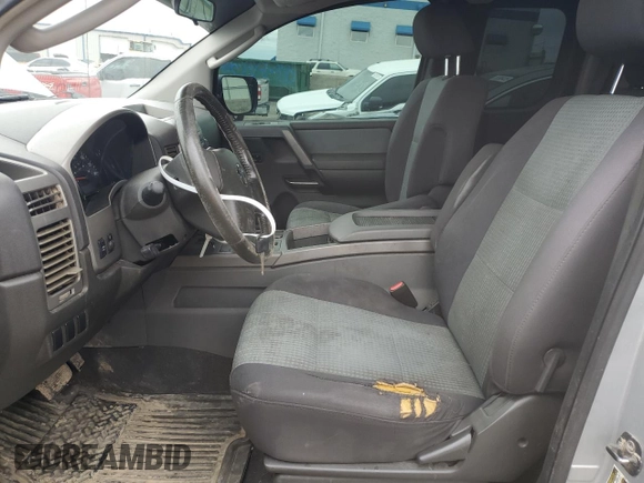 2006 Nissan Titan XE with VIN 1N6AA06B96N543317, listed as a Copart auction lot 55826275 with 236,264 mi miles and Salvage title. Bid and sale history available at DreamBid. Image 7.