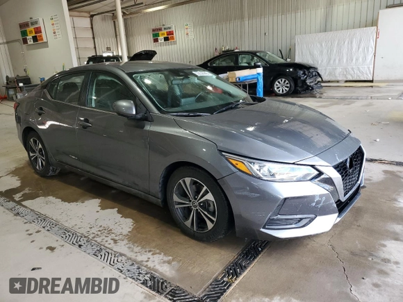2022 Nissan Sentra SV with VIN 3N1AB8CV2NY315905, listed as a Copart auction lot 55638945 with 43,416 mi miles and Salvage Title. Bid and sale history available at DreamBid. Image 4.