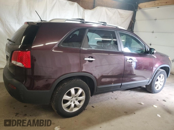 2011 Kia Sorento LX with VIN 5XYKTDA19BG089692, listed as a Copart auction lot 52444265 with 171,250 mi miles and Clean Title. Bid and sale history available at carsss.com. Image 3.