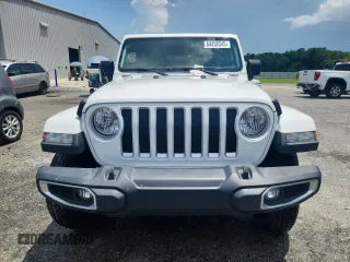 2020 Jeep Wrangler Unlimited Sahara with VIN 1C4HJXEN7LW165137, listed as a Copart auction lot 64458345 with 82,553 mi miles and Salvage title. Bid and sale history available at DreamBid. Image 5.