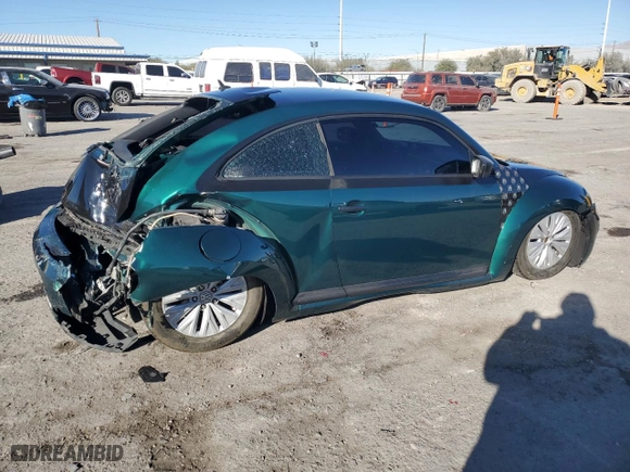 2017 Volkswagen Beetle 1.8T Fleet with VIN 3VWF17AT4HM624320, listed as a Copart auction lot 82053694 with 124,004 mi miles and Salvage Title. Bid and sale history available at carsss.com. Image 3.