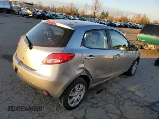 2014 Mazda 2 Sport with VIN JM1DE1KZ6E0184808, listed as a Copart auction lot 83399384 with 96,866 mi miles and Salvage Title. Bid and sale history available at carsss.com. Image 3.
