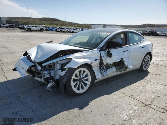2021 Tesla Model 3 Standard Range Plus with VIN 5YJ3E1EA6MF874561, listed as a Copart auction lot 51694785 with 19,724 mi miles and Clean Title. Bid and sale history available at carsss.com. Image 1.