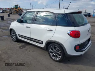 2015 FIAT 500L Urbana Trekking with VIN ZFBCFADH0FZ036456, listed as a IAAI auction lot 41537239 with 141,162 mi miles and . Bid and sale history available at DreamBid. Image 3.