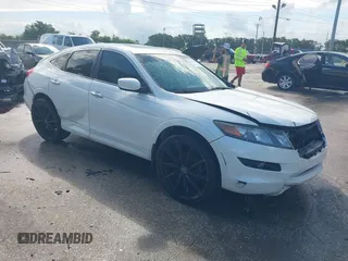 2012 Honda Crosstour EX-L z VIN 5J6TF1H55CL001644, wystawiony jako IAAI lot #42464790 z przebiegiem Nie podano mil oraz . Historia ofert i sprzedaży dostępna na DreamBid. Obrazek 1.