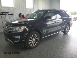 2018 Ford Expedition Max Limited z VIN 1FMJK2AT7JEA05344, wystawiony jako Copart lot #61330035 z przebiegiem 151 056 mil mil oraz Szkoda całkowita • Salvage title. Historia ofert i sprzedaży dostępna na DreamBid. Obrazek 1.