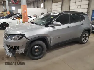 2020 Jeep Compass Limited with VIN 3C4NJCCB4LT194010, listed as a Copart auction lot 52383715 with 100,877 mi miles and Clean Title. Bid and sale history available at carsss.com. Image 1.