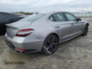 2022 Genesis G70 3.3T z VIN KMTG54TE3NU083567, wystawiony jako Copart lot #77187143 z przebiegiem 21 343 mil mil oraz Czysty tytuł • Clean title. Historia ofert i sprzedaży dostępna na DreamBid. Obrazek 3.