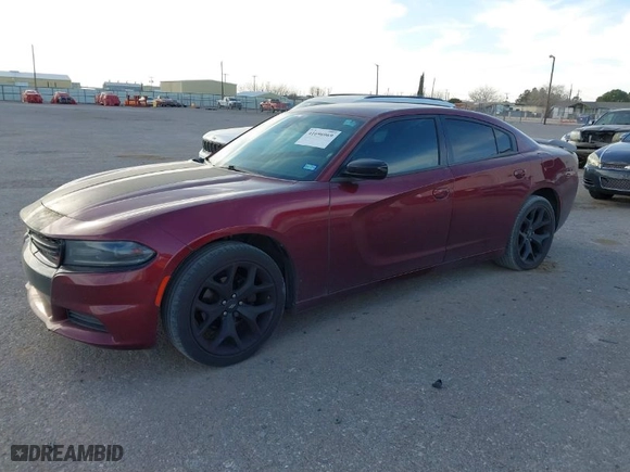 2018 Dodge Charger SXT with VIN 2C3CDXBG0JH289953, listed as a IAAI auction lot 41696969 with 155,839 mi miles. Bid and sale history available at carsss.com. Image 2.