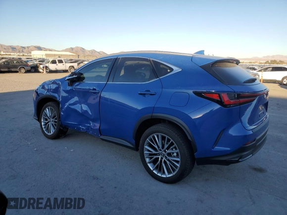 2024 Lexus NX with VIN JTJHKCEZ1R2024067, listed as a Copart auction lot 46890655 with 5,671 mi miles and Salvage Title. Bid and sale history available at carsss.com. Image 2.