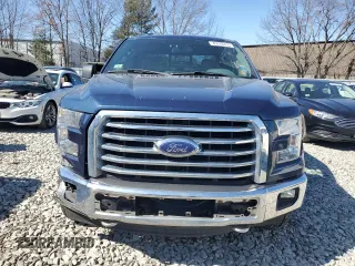 2017 Ford F-150 XL with VIN 1FTFX1EFXHFB12886, listed as a Copart auction lot 45378415 with 101,652 mi miles and Salvage Title. Bid and sale history available at carsss.com. Image 5.