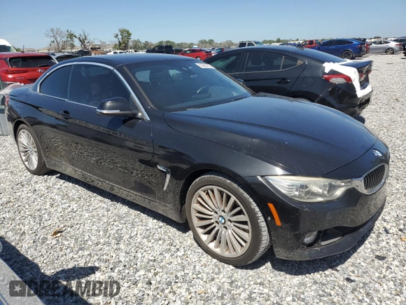 2014 BMW 4 Series 435i with VIN WBA3T3C52EJ877147, listed as a Copart auction lot 53008705 with Not provided miles and Salvage title. Bid and sale history available at DreamBid. Image 4.