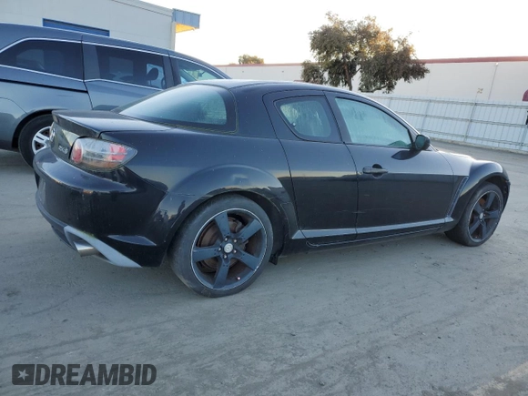2004 Mazda RX-8 with VIN JM1FE173840127019, listed as a Copart auction lot 88172815 with 151,934 mi miles and Salvage Title. Bid and sale history available at carsss.com. Image 3.