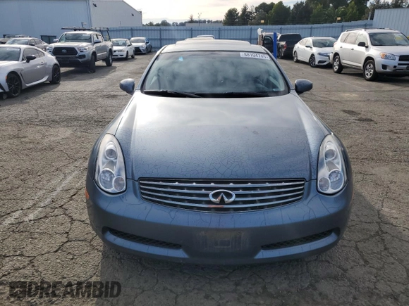 2006 Infiniti G35 Coupe with VIN JNKCV54E16M717279, listed as a Copart auction lot 88104745 with 140,898 mi miles and Salvage Title. Bid and sale history available at carsss.com. Image 5.