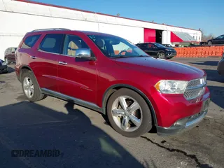 2013 Dodge Durango Citadel with VIN 1C4RDJEG2DC699840, listed as a IAAI auction lot 41451404 with 110,671 mi miles and . Bid and sale history available at carsss.com. Image 1.