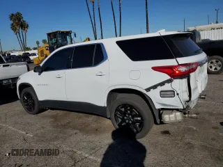 2020 Chevrolet Traverse LS with VIN 1GNERFKW1LJ229602, listed as a Copart auction lot 88529455 with 80,680 mi miles and Salvage Title. Bid and sale history available at carsss.com. Image 2.