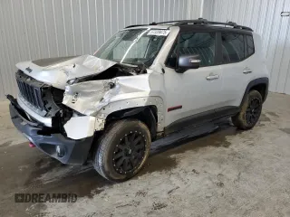 2018 Jeep Renegade Trailhawk z VIN ZACCJBCB4JPG97977, wystawiony jako Copart lot #57339875 z przebiegiem 99 999 mil mil oraz Czysty tytuł • Clean title. Historia ofert i sprzedaży dostępna na DreamBid. Obrazek 1.