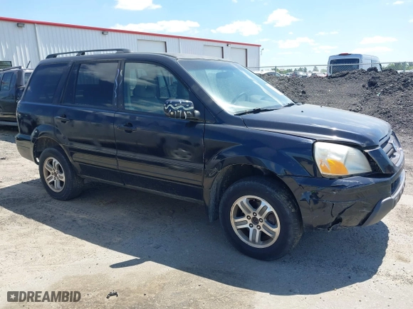 2004 Honda Pilot EX with VIN 2HKYF18524H546430, listed as a IAAI auction lot 42060241 with 126,931 mi miles. Bid and sale history available at carsss.com. Image 16.