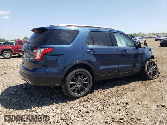 2017 Ford Explorer XLT with VIN 1FM5K8D85HGC03768, listed as a Copart auction lot 61858975 with 96,909 mi miles and Salvage title. Bid and sale history available at DreamBid. Image 3.