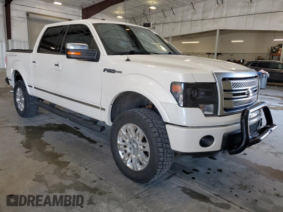 2014 Ford F-150 XL with VIN 1FTFW1ETXEFB39719, listed as a Copart auction lot 62073335 with 124,643 mi miles and Salvage title. Bid and sale history available at DreamBid. Image 4.