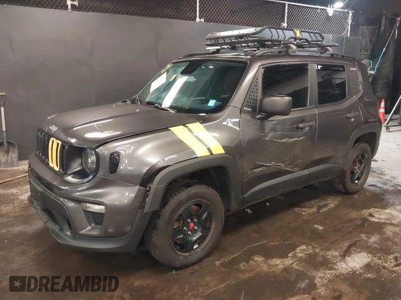 2019 Jeep Renegade Sport with VIN ZACNJBAB4KPK79364, listed as a IAAI auction lot 41593126 with 129,902 mi miles and . Bid and sale history available at DreamBid. Image 17.