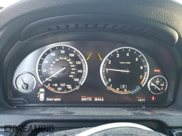 2012 BMW 5 Series GT 535i Gran Turismo xDrive with VIN WBASP2C50CC338716, listed as a Copart auction lot 77158824 with 200,176 mi miles and Salvage Title. Bid and sale history available at DreamBid. Image 9.
