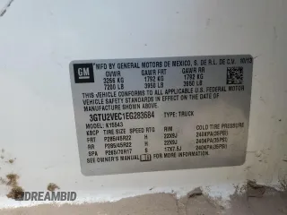 2014 GMC Sierra 1500 SLT z VIN 3GTU2VEC1EG283684, wystawiony jako Copart lot #57034185 z przebiegiem 161 659 mil mil oraz Szkoda całkowita • Salvage title. Historia ofert i sprzedaży dostępna na DreamBid. Obrazek 12.