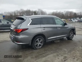 2019 Infiniti QX60 Luxe with VIN 5N1DL0MM9KC551532, listed as a Copart auction lot 48561095 with 116,183 mi miles and Salvage title. Bid and sale history available at DreamBid. Image 3.