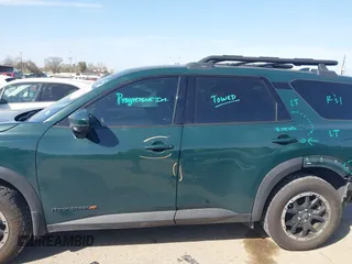 2023 Nissan Pathfinder Rock Creek with VIN 5N1DR3BD1PC237447, listed as a IAAI auction lot 41741346 with 23,554 mi miles and . Bid and sale history available at DreamBid. Image 15.