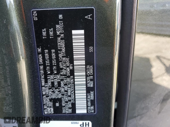 2025 Lexus NX with VIN 2T2GDCAZXSC019614, listed as a Copart auction lot 43544655 with 10,197 mi miles and Salvage Title. Bid and sale history available at carsss.com. Image 13.